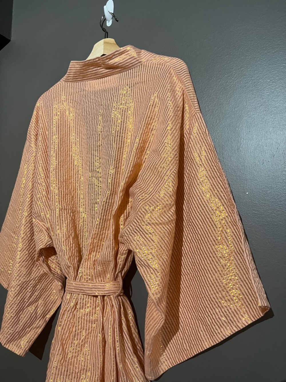 Jen’s Pirate Booty x Free People Metallic Stripe Kimono Robe - Picture 7 of 10